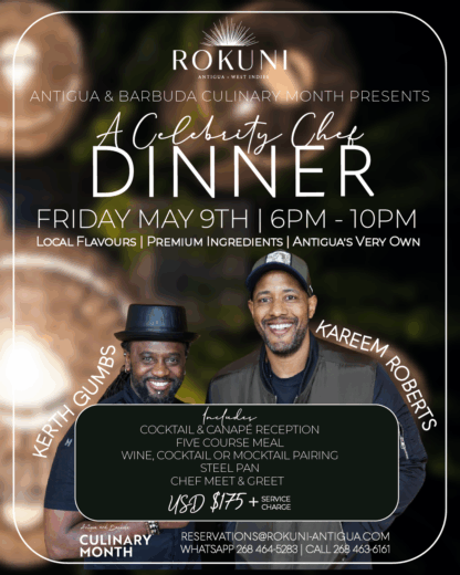 Antigua & Barbuda Culinary Month: Celebrity Chef Dinner