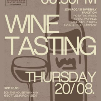 Roca Wine Tasting: August 20th