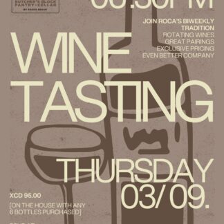 Roca Wine Tasting: September 3rd